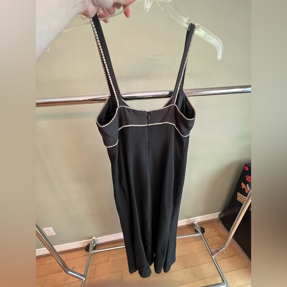ABS evening collection black dress y2k vintage size 8 - Picture 3 of 11